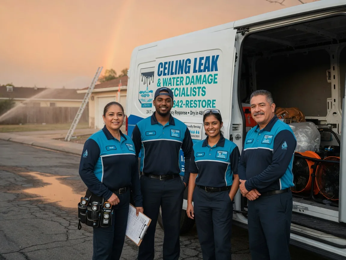 Ceiling Leak Cleanup company in Murphys, CA